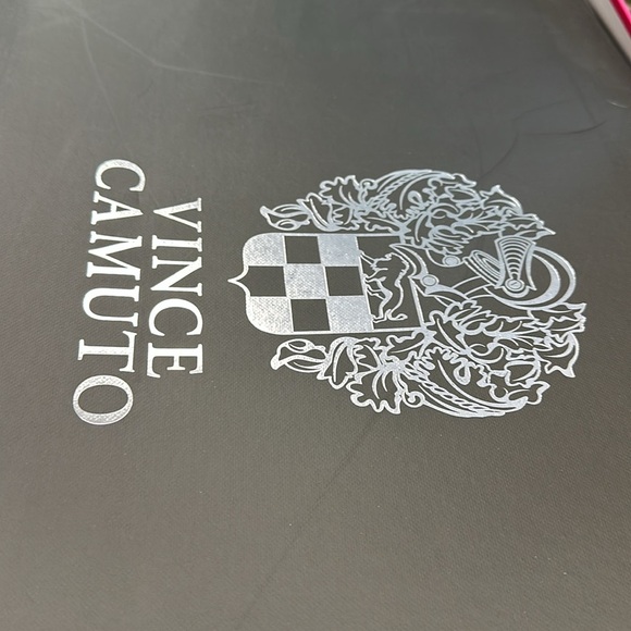 VINCE CAMUTO COW DERBY BLACK KNEE HIGH BOOTS SIZE 6.5 M with wide calf - Picture 3 of 10